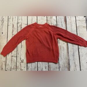 Varley NWOT Textured Knit Sweater in Coral